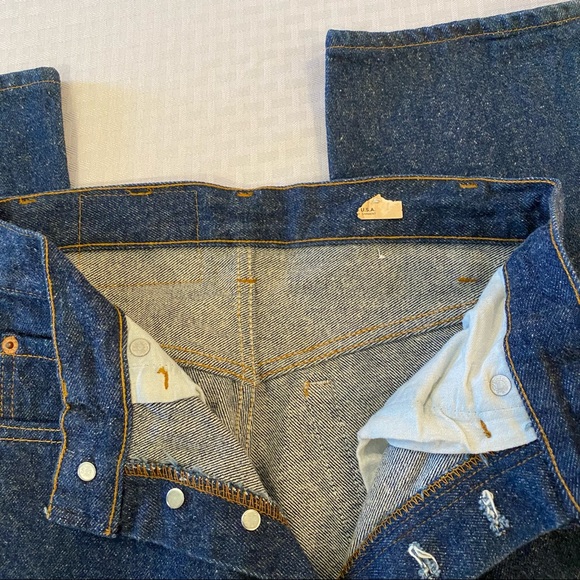 Vintage Levi’s 501 jeans, 1984, never worn or washed, with tags snd flasher tag - Picture 4 of 14